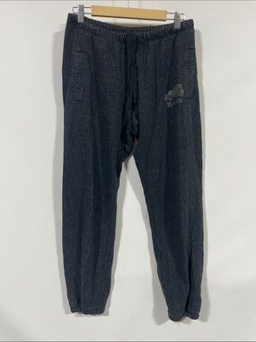 Roots Black Speckled Jogger Sweatpants